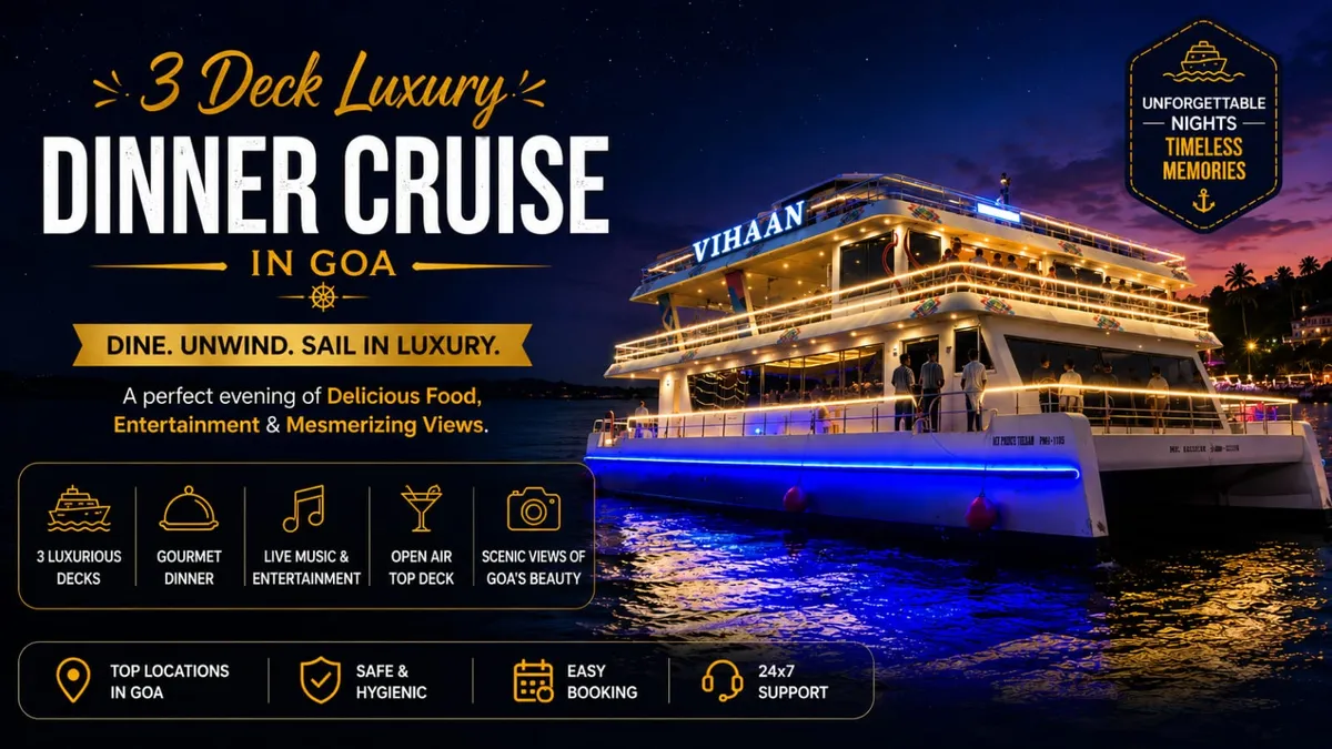 3 Deck Family Dinner Cruise with Live DJ, Dance & Buffet Dinner