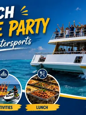 Adventure Lunch Cruise Party with Watersports poster