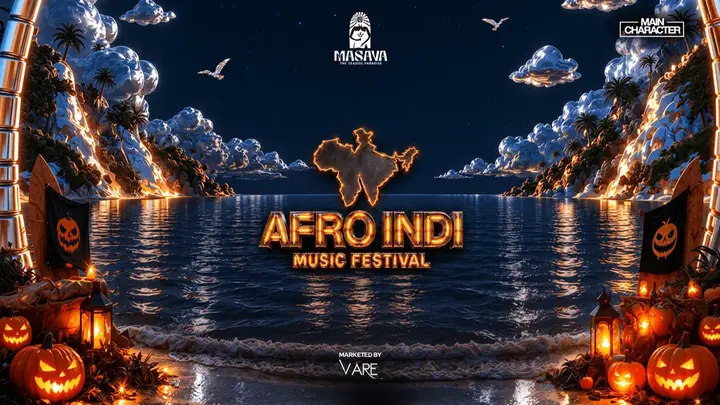 Afro Indi Music Festival Halloween Weekend poster