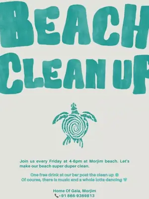 Beach Clean Up poster