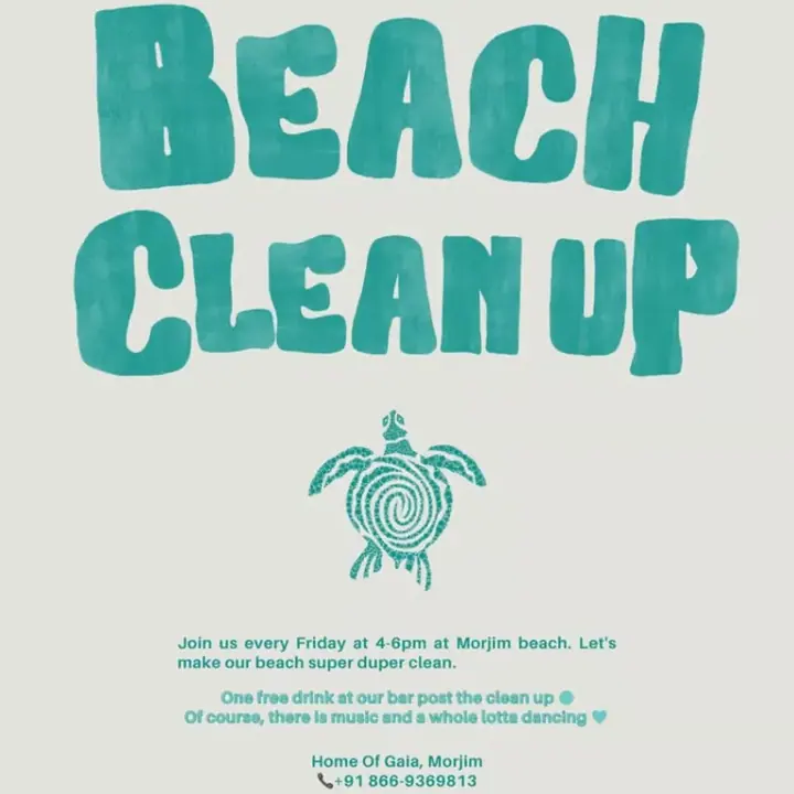 Beach Clean Up poster