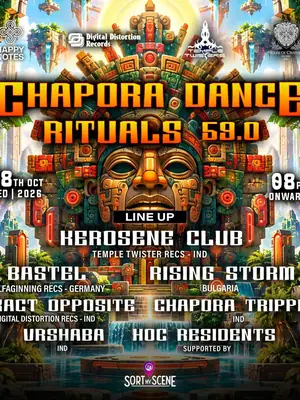 Chapora Dance Rituals 59.0 ft. Kerosene Live poster