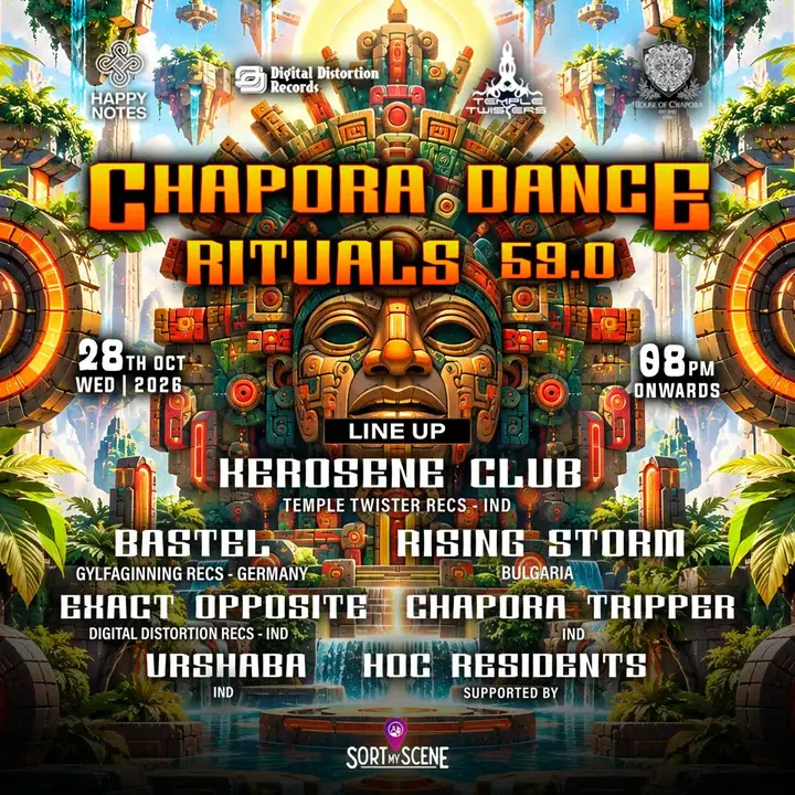 Chapora Dance Rituals 59.0 ft. Kerosene Live poster