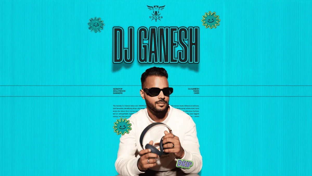 DJ Ganesh Live at UNVRS Vagator – Weekend Blockbuster