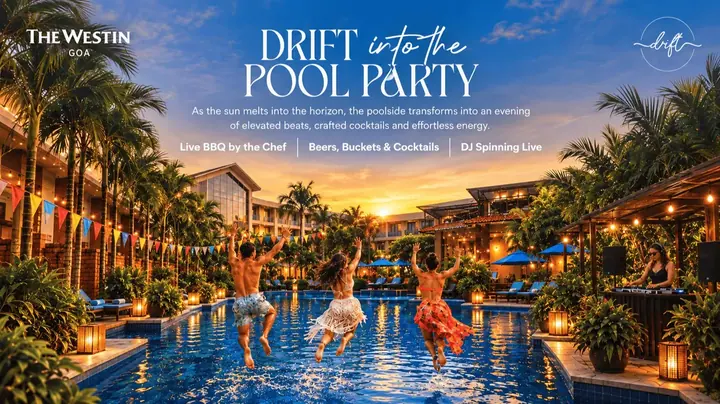Drift into the Pool Party poster