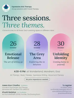 Expressive Arts Therapy Session 1 poster