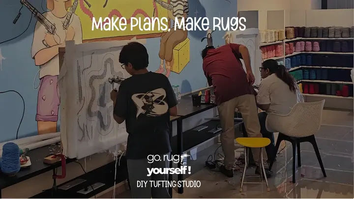 Go Rug Yourself: Tufting Workshop poster