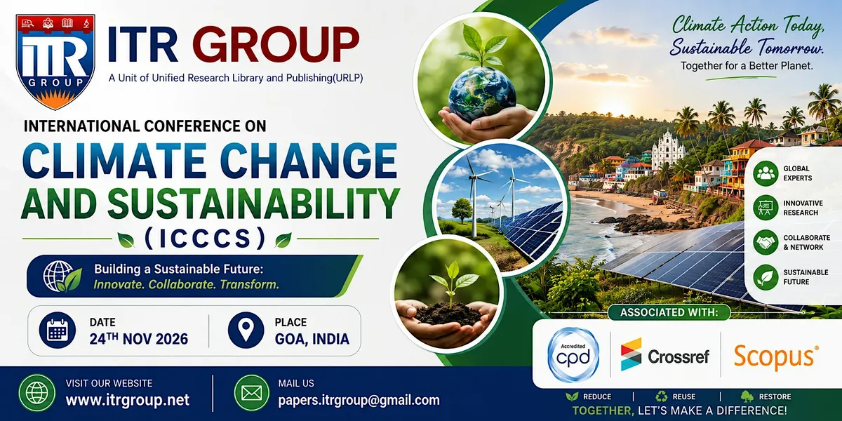 International Conference on Climate Change and Sustainability (ICCCS)