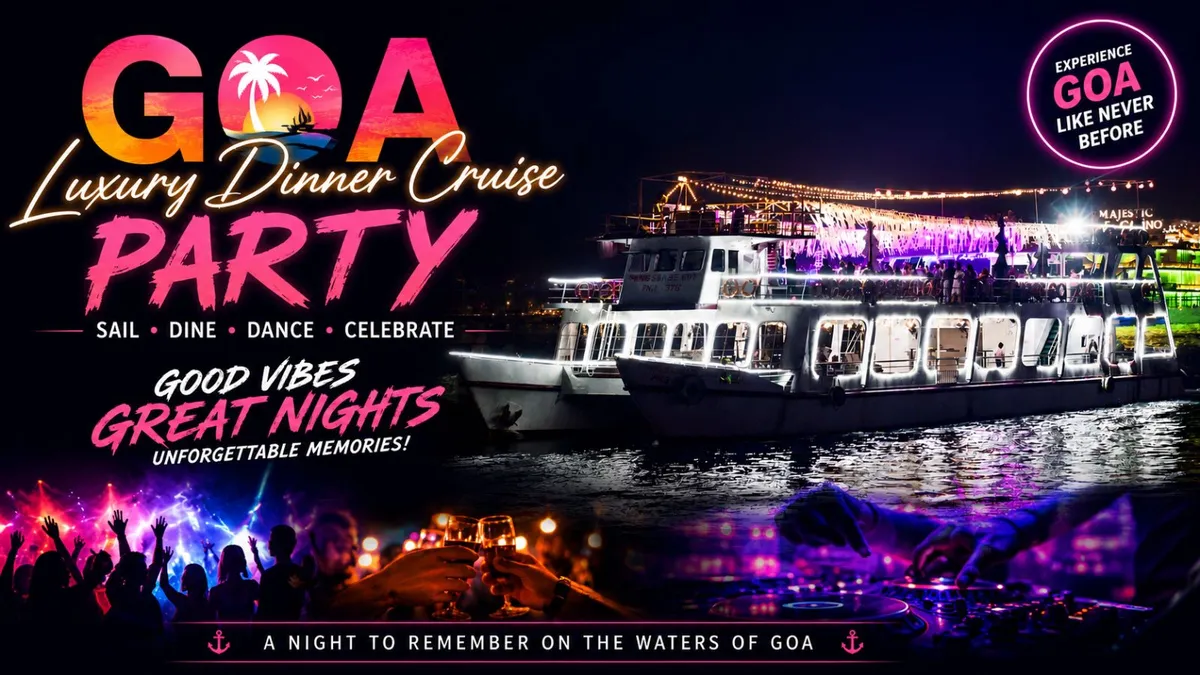 Luxury Dinner Cruise Party on Mandovi River