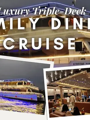Luxury Triple-Deck Family Dinner Cruise poster