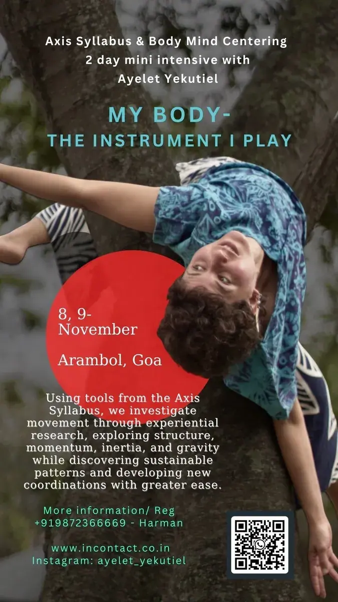 My Body – The Instrument I Play Workshop with Ayelet Yekutiel poster