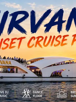 Nirvana Sunset Cruise Party poster