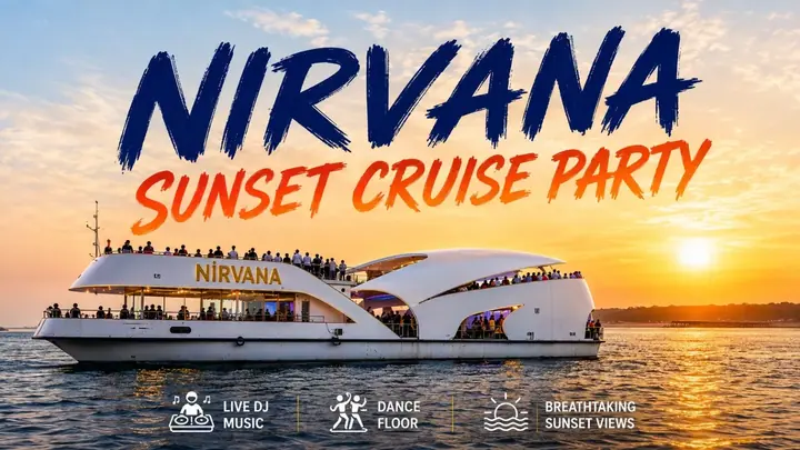 Nirvana Sunset Cruise Party poster