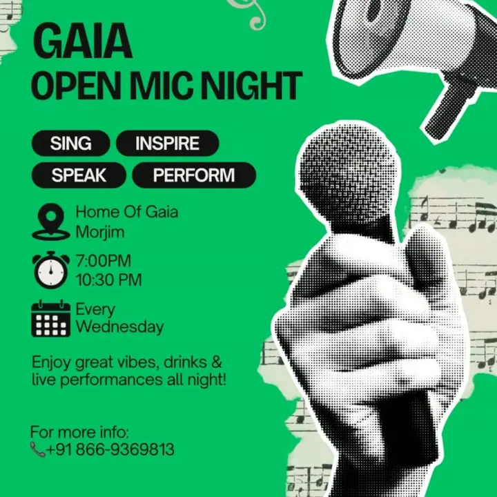 Open Mic Gaia poster
