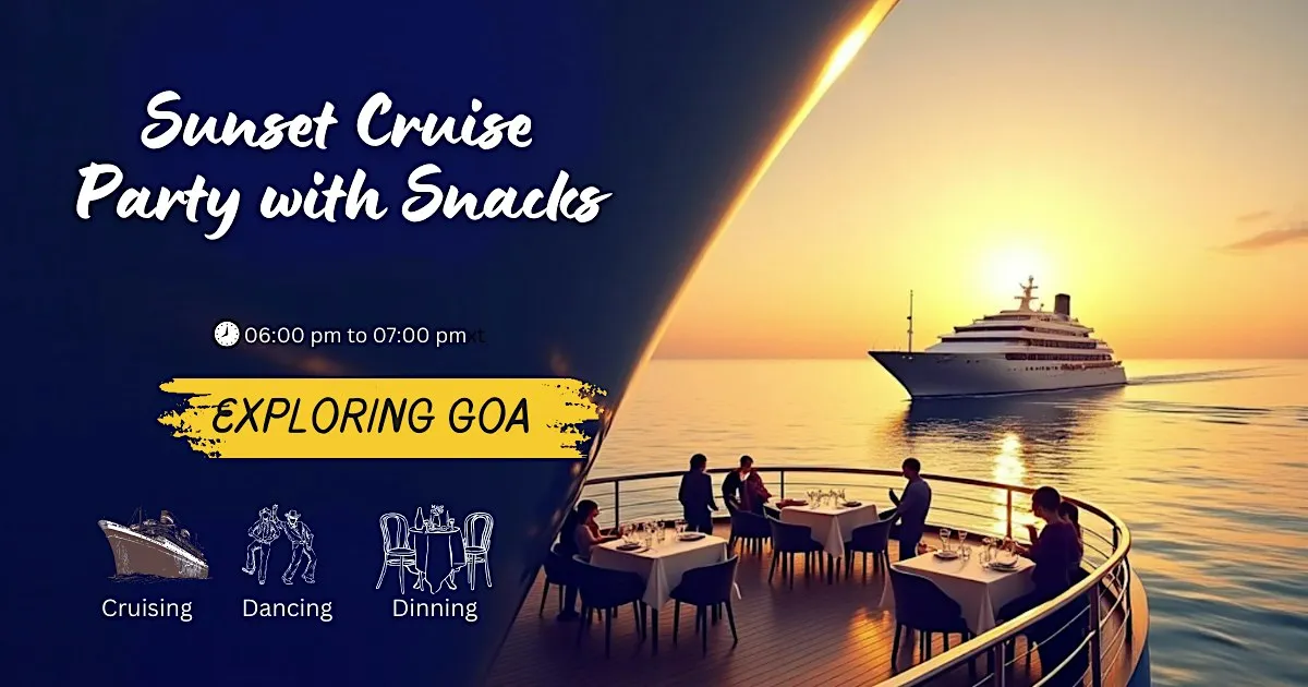 Sunset Cruise Goa with High Tea