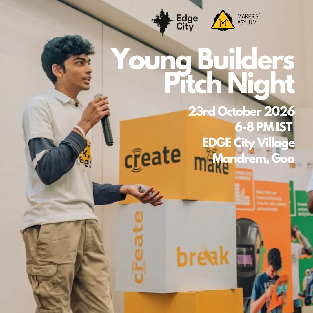 Young Builders Pitch Night at EDGE City Goa
